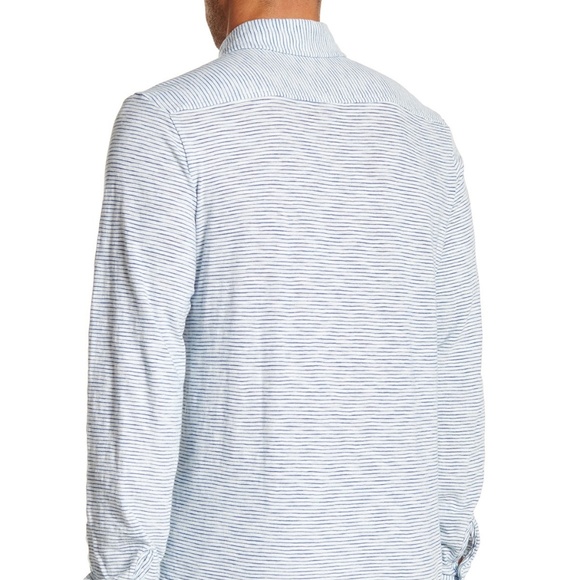 Knit Cotton Shirt Men's XXL Stripe NEW Long Sleeve Cozy Soft NWT 🎉HP🎉 - Picture 5 of 10